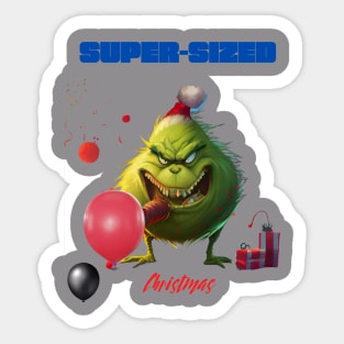 Super-Sized Christmas Grinch Sticker